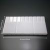 1pc Compact Folding Paint Palette with Thumb Hole – Lightweight Plastic Artist’s Mixing Tray for Acrylic, Watercolor, and Oil Paints