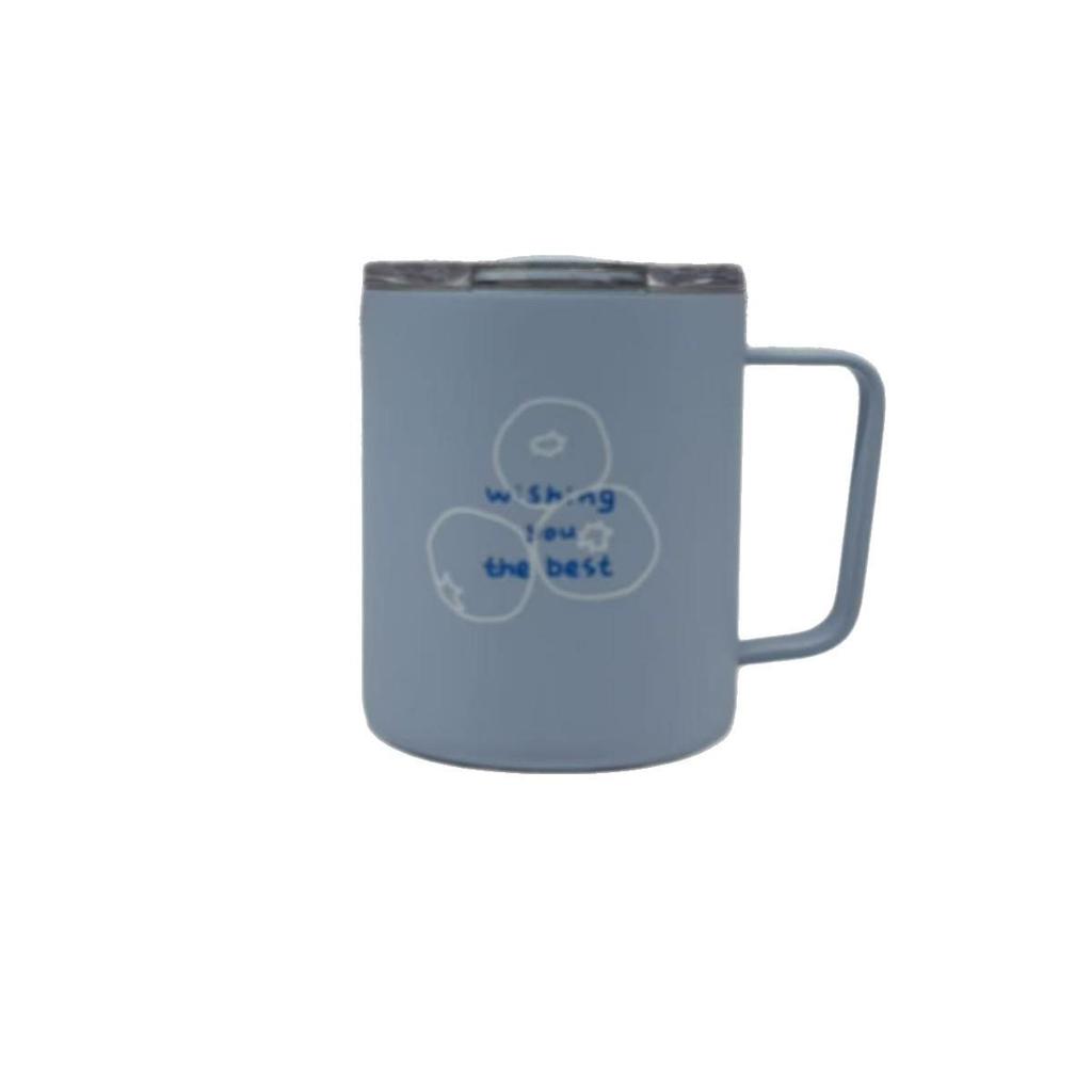 2025 Edelstahlbecher mit Deckel – Stilvolle Unisex Kaffee-/Teetasse für Zuhause oder Büro