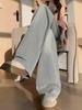 Summer 2024 Ice Silk Breathable Cropped Jeans