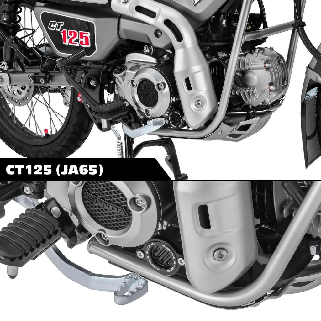 ZETA RACING Oil Filter Cover Aluminum Black CT125/MONKEY125/DAX125/GROM/CC110 G6126