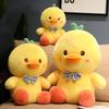 Cute Bow Tie Duckling Doll Plush Toy Duck Doll Children Sleeping Soothing Pillow Girl Rag Doll