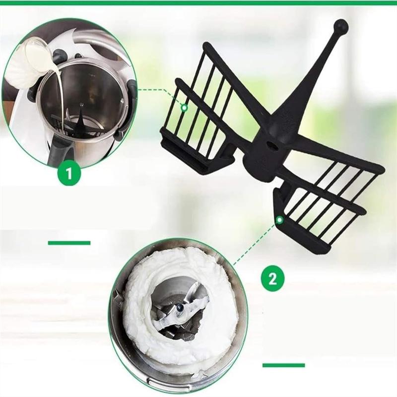 Schmetterlingsbesen & Schaber für Thermomix TM31, TM5, TM6 Küchenmaschinen