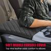 Center Console Armrest Cover for Ford F-150 2004-2010, 5-Seat Jump Seat | Anti-Scratch Armrest Pad, Pet-friendly, Full Protection, Premium Leather,
