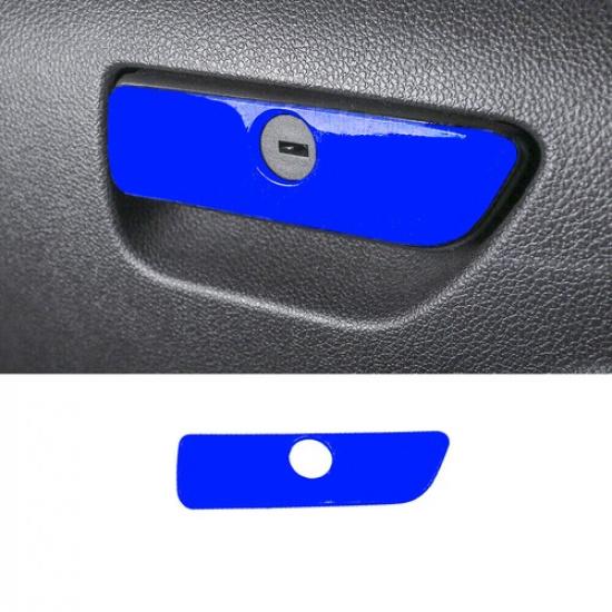 Co-Pilot Storage Box Handle Frame Trim For Ford Explorer 2013- Bright Blue