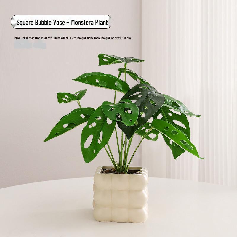 Nordic Green Artificial Potted Plant for Home or Office Decoration