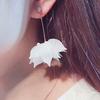 Big Blooming Flower Pendants Women's Earrings Plastic Korean Dangle Earrings Boucle D'oreille Brincos Wholesale Ear Zircon