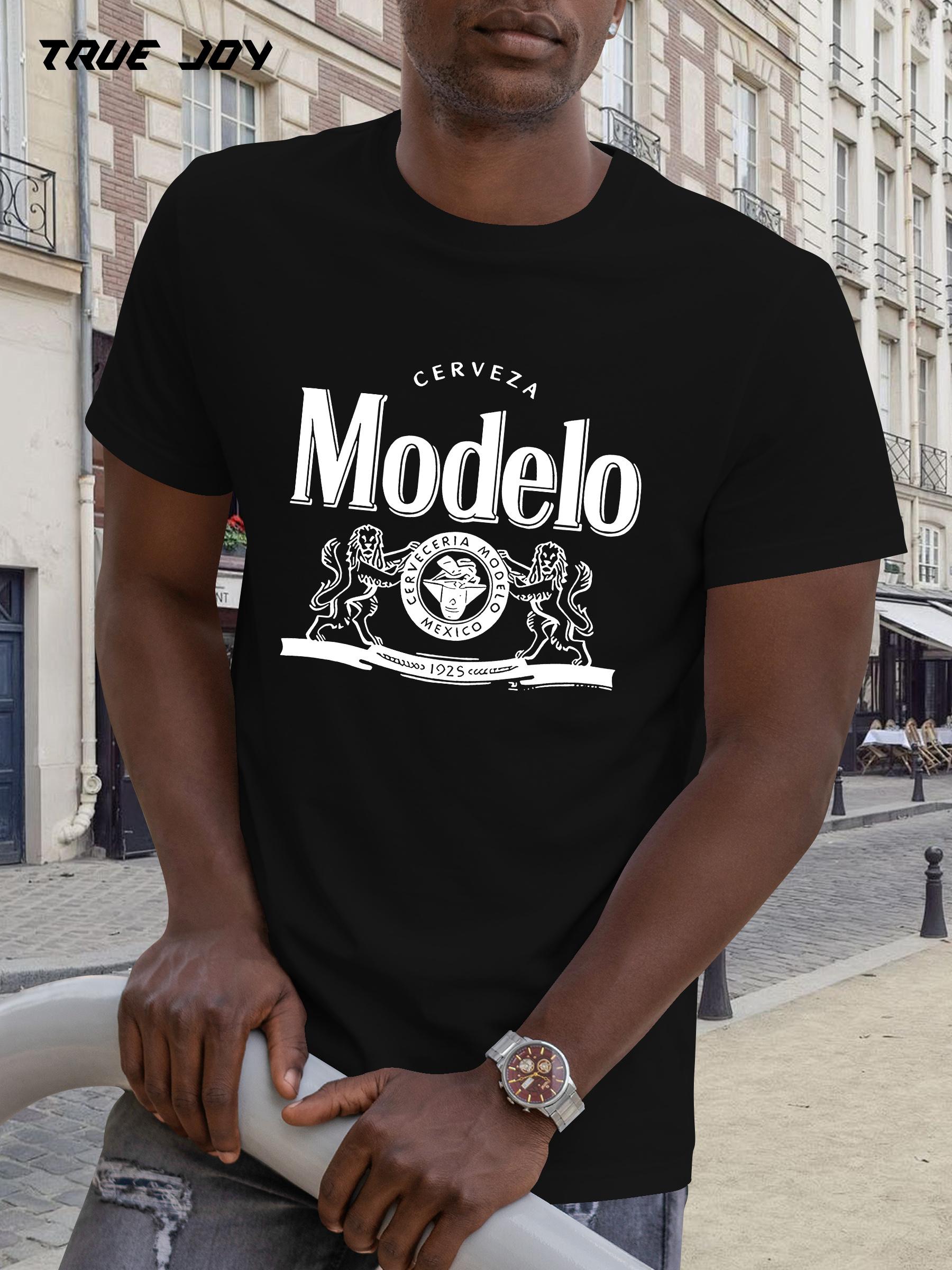 

Modelo T-shirt - Brown Casual Crewneck Tee XXXL