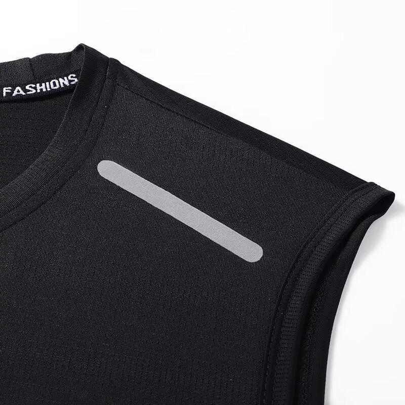 Men's Quick-Dry Summer Sleeveless Cooling Vest for Basketball & Running 2026