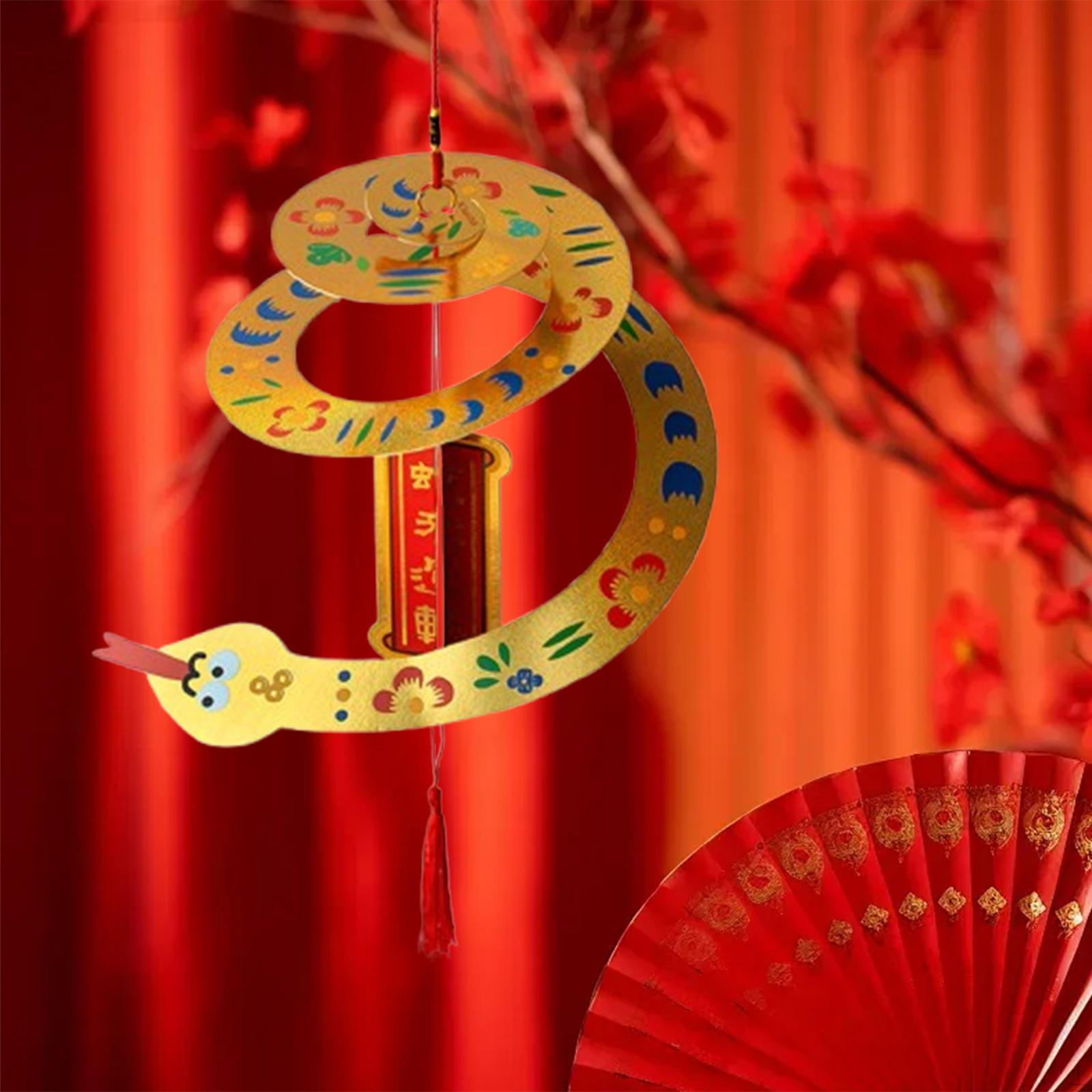 

Китайский Год Змеи подвесное украшение Благословение Удачи Декор Подвеска для золотой