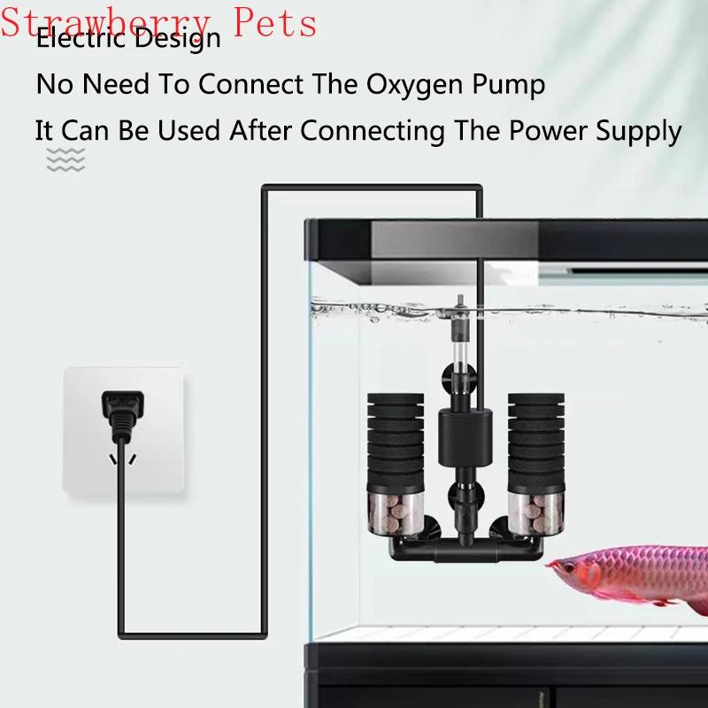 Aquarium Schwammfilter Mit Wasserpumpe Für Aquarium Luftpumpe Skimmer Biochemischen Filter Aquarium Bio Filter Filtro Aquario