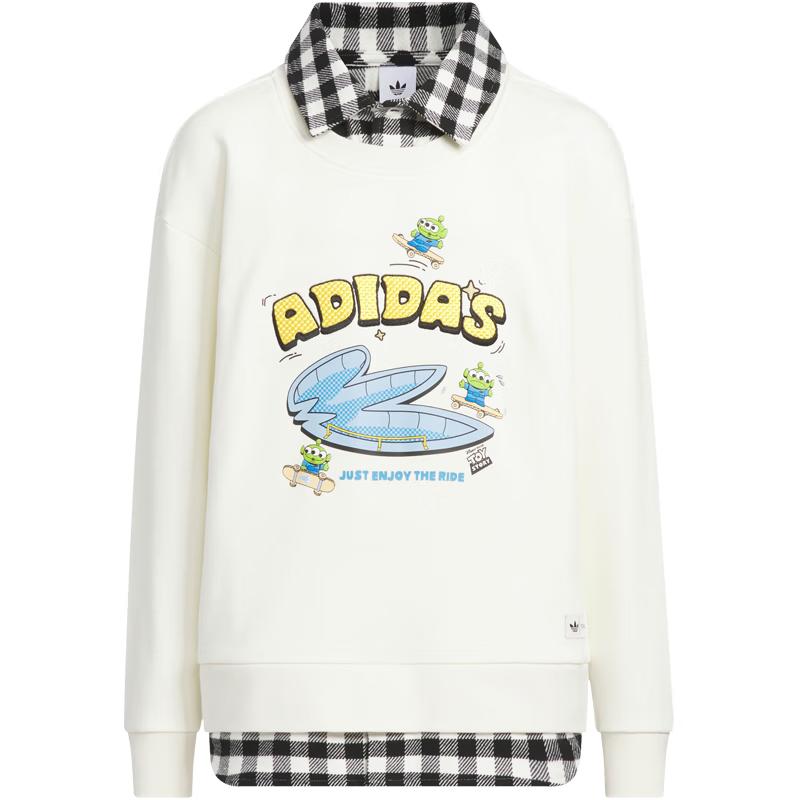 Adidas Kids  Trefoil Toy Story Faux Two-Piece Sweatshirt 152