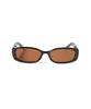 Hangeul Sunset Mood Square Sunglasses Brown