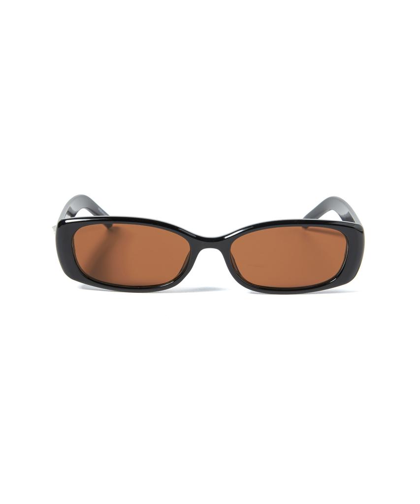Hangeul Sunset Mood Square Sunglasses Brown
