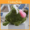 Green Frog Stuffed Animal Keyring With Soft Short Plush For Kids Gift
