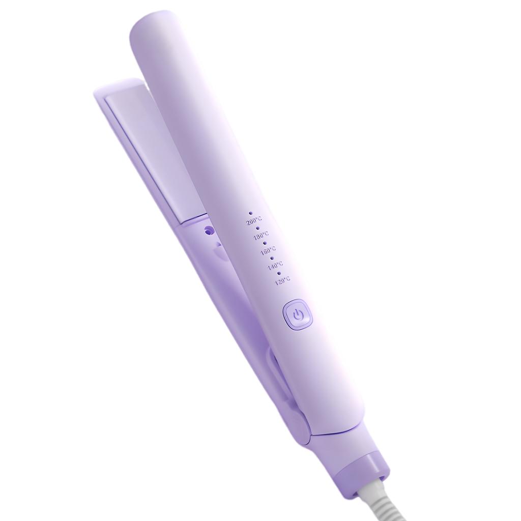 Professional Hair Straightener Curler Iron Negative Ions Adjustable Temperature Styling Tool For Women Frizz Free Salon Results