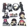 Ensemble de 10 pièces Dessin Animé Anime Jujutsu Kaisen Itadori Yuji Gojo Satoru Figurines Boucles Décoratives DIY Accessoires pour Sandales Cadeau