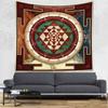 Mandala Yoga Meditation Tapestries Sacred Geometry Wall Decor Art Wall Hanging for Dorm Living Room Bedroom 60X60 Inches