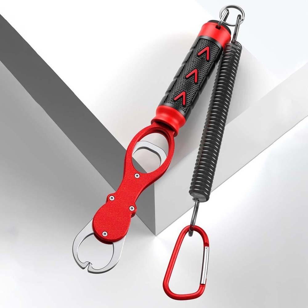 Aluminum Zinc Zinc Alloy Fishing Lip Grip Long Handle Fishing Beak Grip Portable Fish Controller Catch Fish