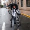 Women Winter Warm  Hooded Thick Warm Slim Jacket Long Overcoat Coat
