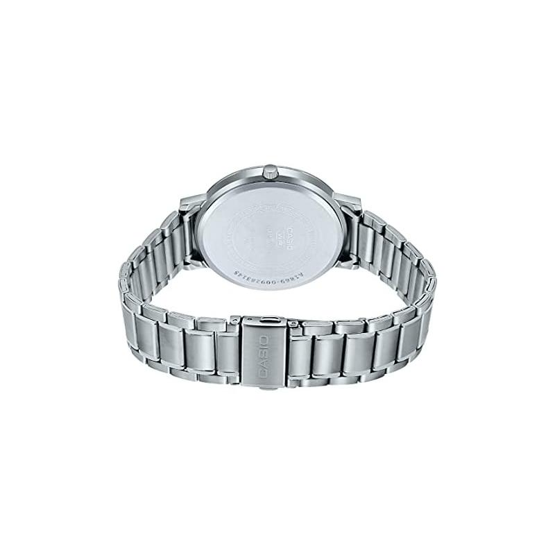 Casio STANDARD Series Pointer Display Casual Calendar Watch Quartz Movement Stainless Steel Strap Japanese and Korean Watch Men's Watch MTP-B100D-1EV