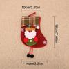 Small Christmas Stockings Christmas Tree Ornaments Christmas Candy Gift Bag Socks Merry Christmas Santa Claus Snowman Elk