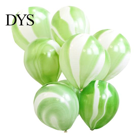 Wedding Party Balloon 10Pcs/Set 12-inch Latex Agate Pattern Anti-burst Thicker Festival Props Birthday Home Ornament Accessories