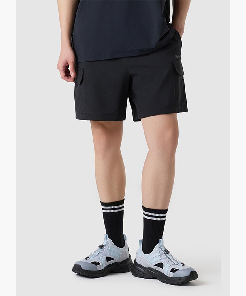 LECOQ Uni Wave Sunday Air Dot Loose Fit Half-Length Shorts - Black (Qq223Shp63)