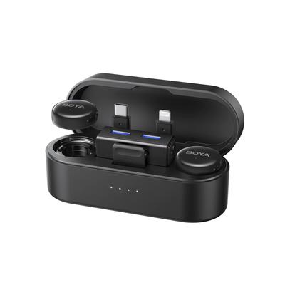 AI 2.4GHz USB-C Wireless Microphone Set with Case