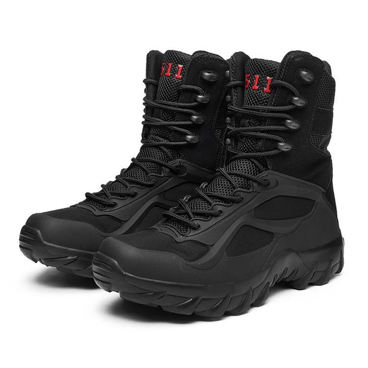 Large Size Outdoor Desert Mountaineering Men's Boots High Top Wear-resistant Non-slip Special Forces Tactical Shoes Military Boots