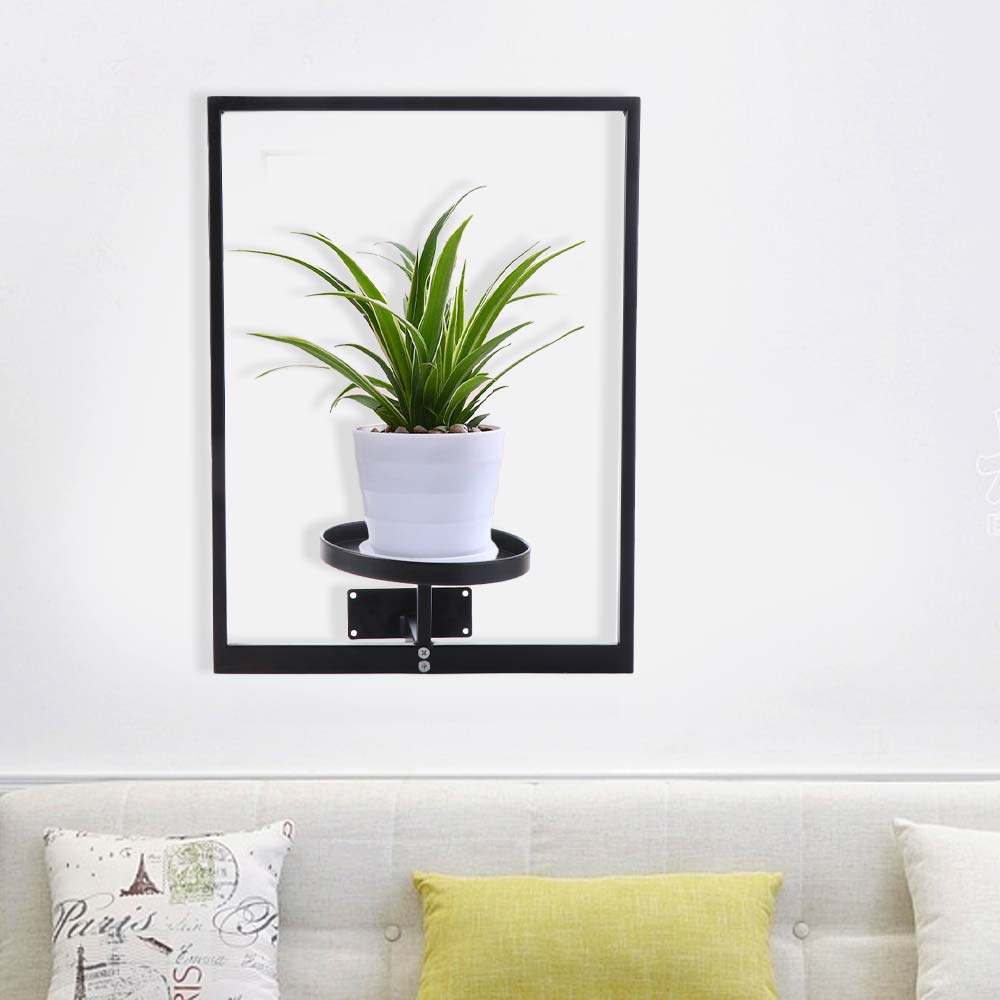 Stylish Picture Frame Wall Plant Holder Wall Mounted Succulent Hanger For Home Decor