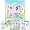 2324 Real Madrid Long Sleeve Soccer Jersey For Kids Suitable For All Seasons Unisex Various Sizes