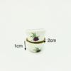 Miniature Dollhouse Ceramic Flower Pot Toy Model