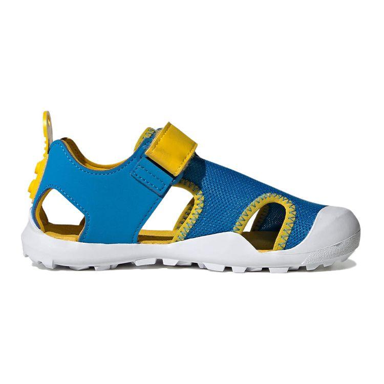 Adidas Сандалии Terrex Captain Toey LEGO Bright Blue Cloud White Eqt Yellow (GS) Детские кроссовки IE4977