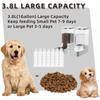 Dog Automatic Feeder Transparent Automatic Gravity Cat Water Bowl High Capacity Food Storage Container Cat And Dog Accessories