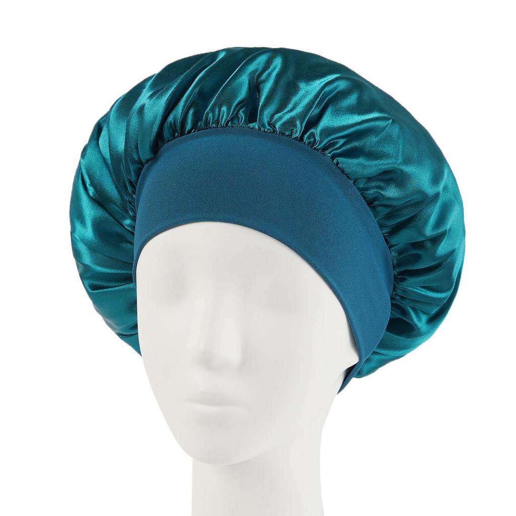 Solid Hair Bonnet Silk Bonnet Satin Bonnet Valentine's Day Valentines Hair Protection Cap Black Nighttime Care Daytime Home Comfort Beauty Tool