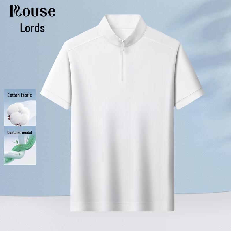 LOUSY Men s Summer Zipper Polo T-Shirt 175