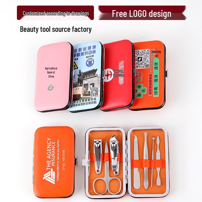 

7-Piece Nail Clipper and Manicure Tool Set with Custom Logo Printing