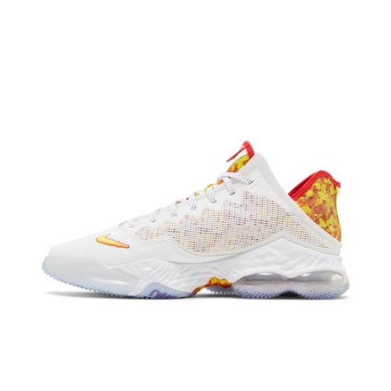 Nike Flintstone x LeBron 19 Low EP Magic Fruity Pebbles DQ8343-100 EU 40.5 белый