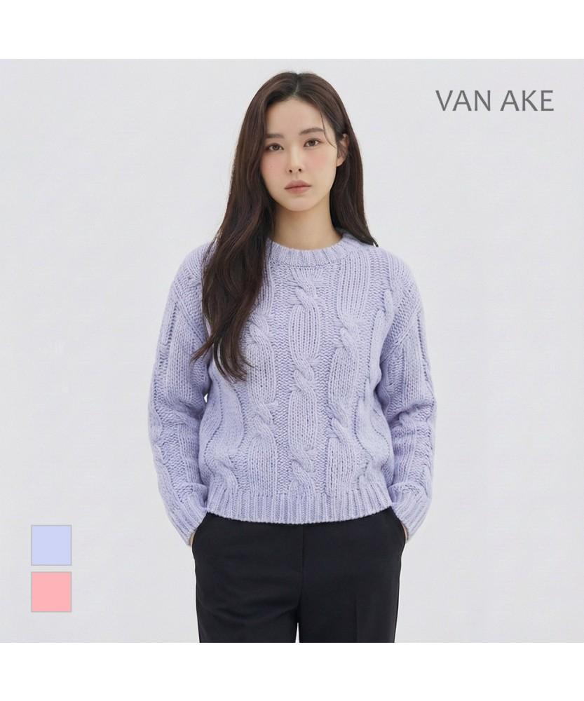 VANAKE Big Cable Pattern Knit_Vb32Ktq410Z