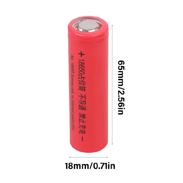 0V NonConductive 18650 Battery Placeholders For Soldering Practice Power Adapters Conversion And Device Testing