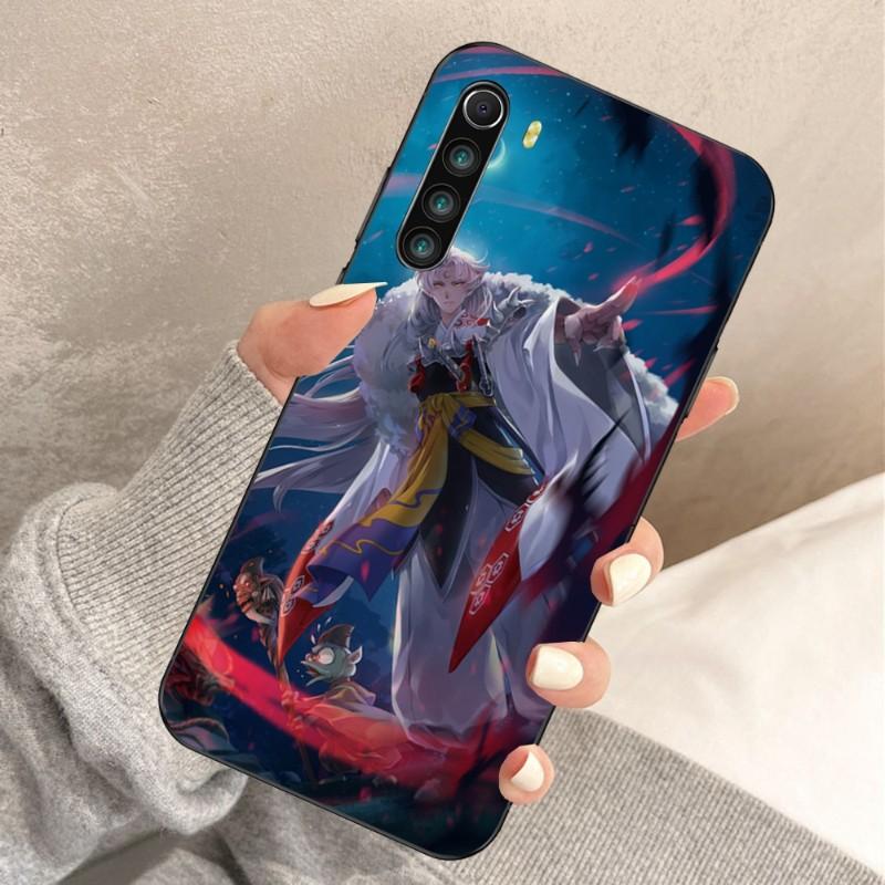 

Чехол для телефона InuYasha Sesshomaru Kagome для Xiaomi Redmi Note 11 10 9T 8 7 Pro Redmi 10 9 9A 9C 8 7 6, мягкий черный чехол для телефона Redmi 7