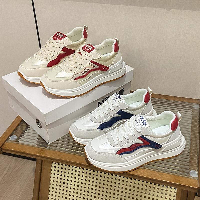 2025 little white shoes women's spring new Korean version ins female students' leisure sports versatile board shoes street shot K6905
