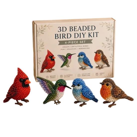 Kit Animale con Perline 3D, Kit Ricamo con Perline Fai-da-te per Principianti, Artigianato Animale con Perline Fatto a Mano Mucca Scozzese/Farfalla/Gufo per Adulti, Adolescenti