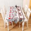Merry Christmas Table Runner Gnome Tassel  Kitchen Dining Table Decor