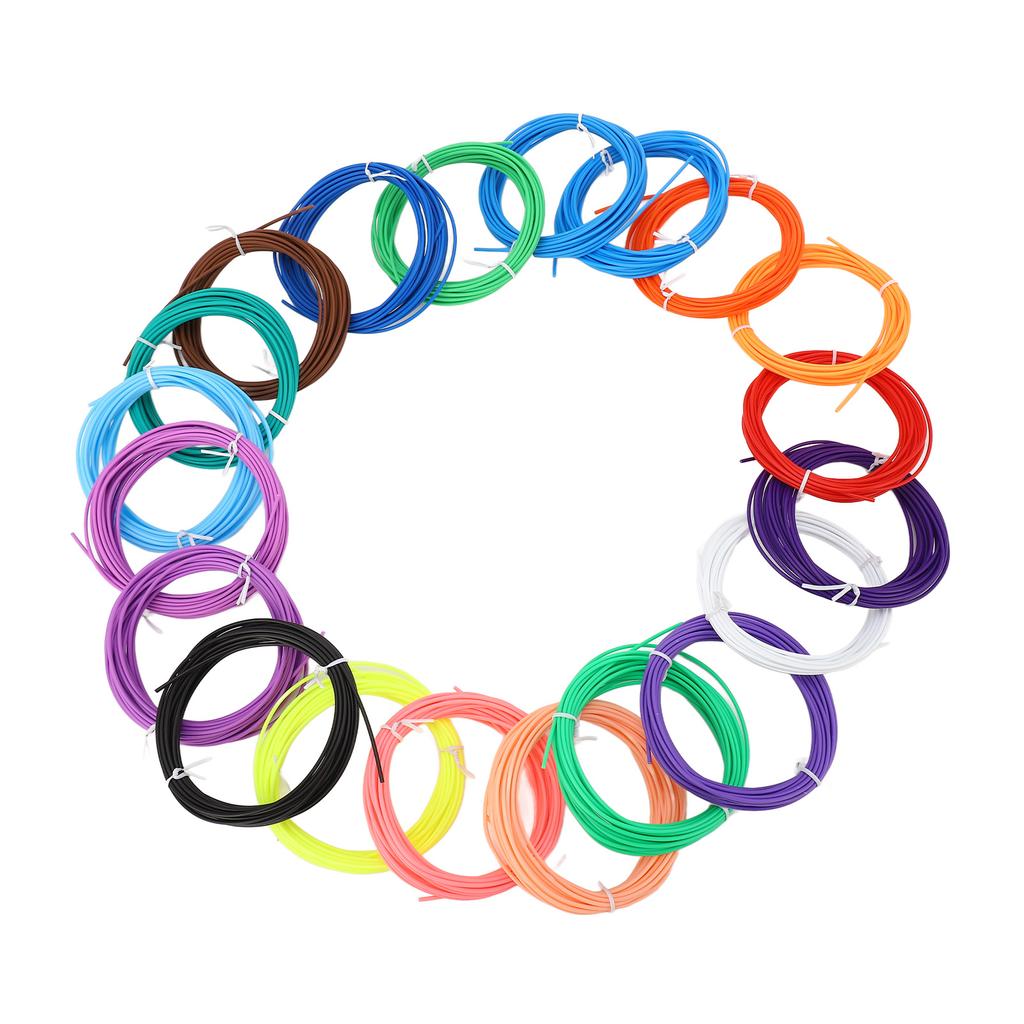 3D Printing Pen Filament Low Temp PCL Pen Consumable 1.75mm 3D Printing Filament Refill for