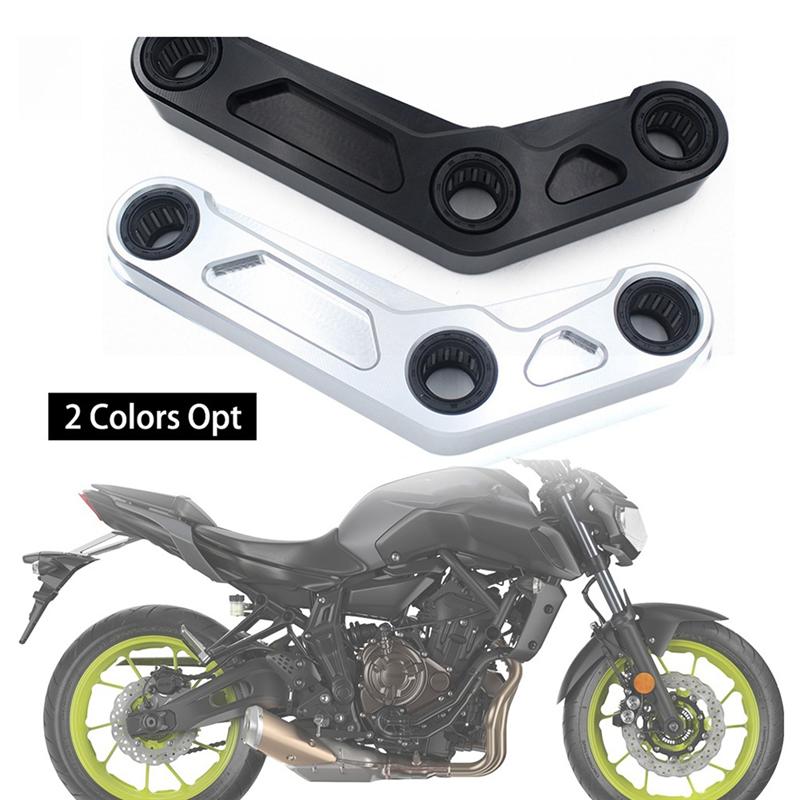 Motorcycle Rear Suspension Cushion Connecting For YAMAHA MT07 FZ07 2014- XSR700 YZF R7 Lowering Links Kit Replacement Black-