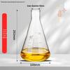 Pomex Shuniu Glass Erlenmeyer Flask: Conical, Straight/Wide/Flared Mouth, 100ml/250ml/500ml/1L Sizes.