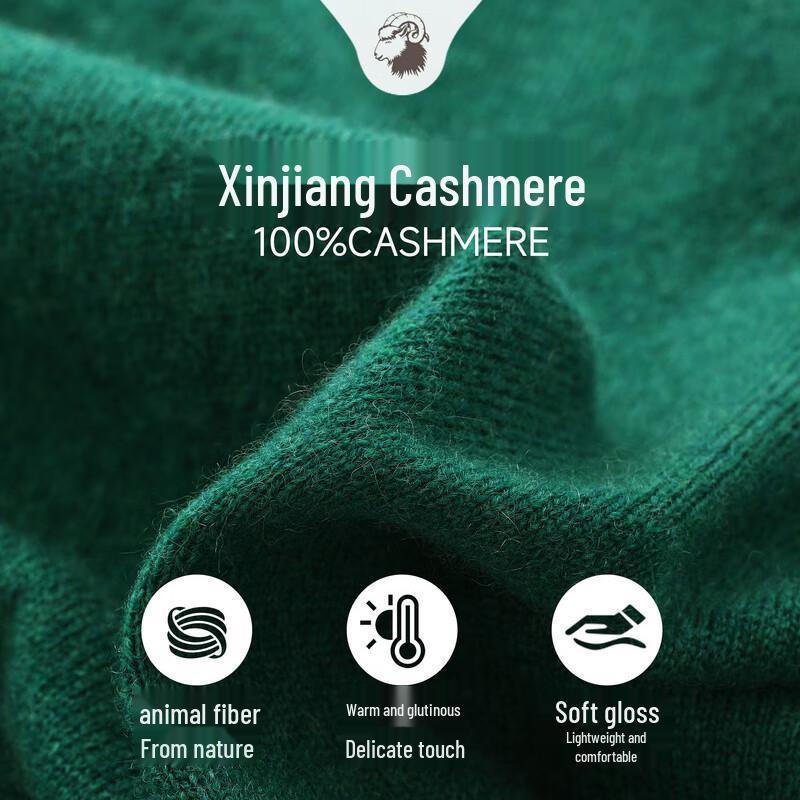 Zhao Jun Women's 100% Cashmere Half-High Collar Sweater