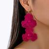 1 Pair of Flower-shaped Pendant Earrings, Suitable for Women's Daily Wear Earrings