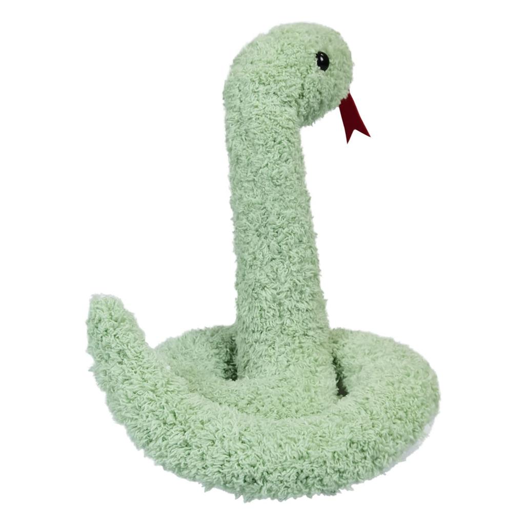 Doindute Green Plush Snake Stuffed Animal Toy, Soft Cuddly Plush Hugger Toy for Boys and Girls, Gift for Kids or Girlfriend, 17 Inch